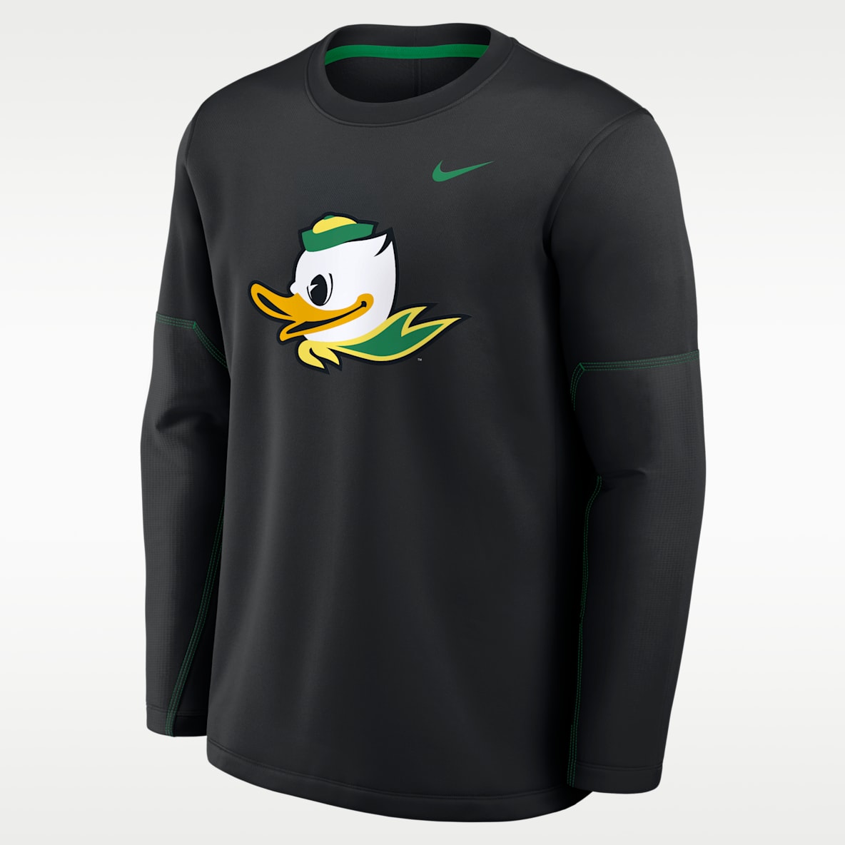 Oregon Sideline Coaches Men's Nike Therma-FIT College Long-Sleeve T-Shirt