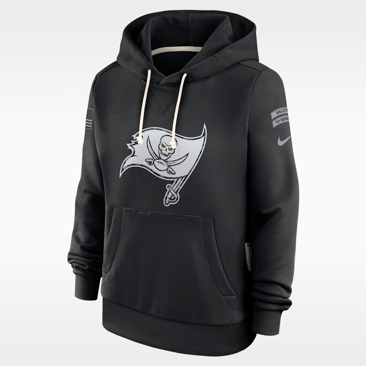 Tampa Bay Buccaneers Salute to Service Sideline Women's Nike Dri-FIT NFL Pullover Hoodie