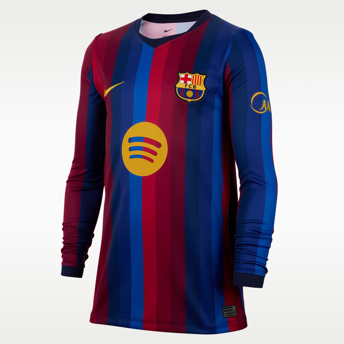 FC Barcelona 2026/27 Stadium (hjemmedrakt) Nike Dri-FIT Replica langermet fotballdrakt til store barn
