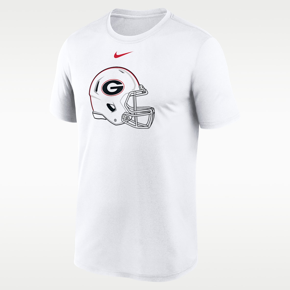 Georgia 2026 White Out Helmet Playera universitaria Nike Dri-FIT para hombre