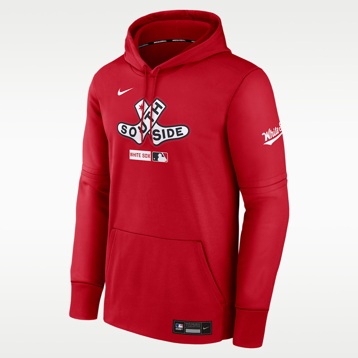 Chicago White Sox Authentic Collection City Connect Men's Nike Therma MLB Pullover Hoodie