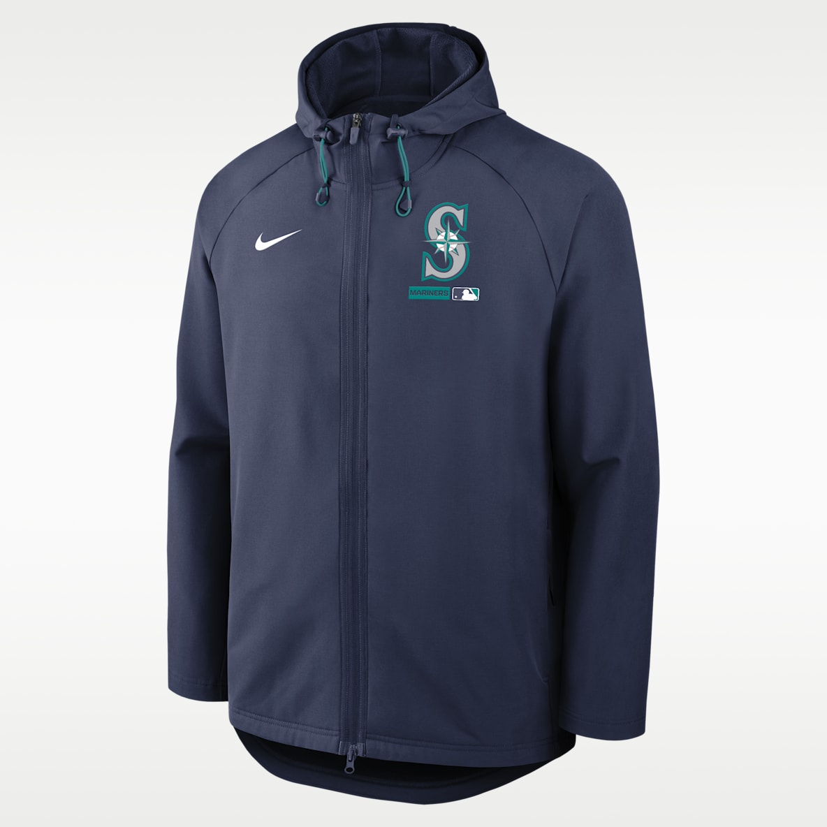 Seattle Mariners Authentic Collection Men's Nike Therma-FIT MLB Full-Zip Hooded Jacket