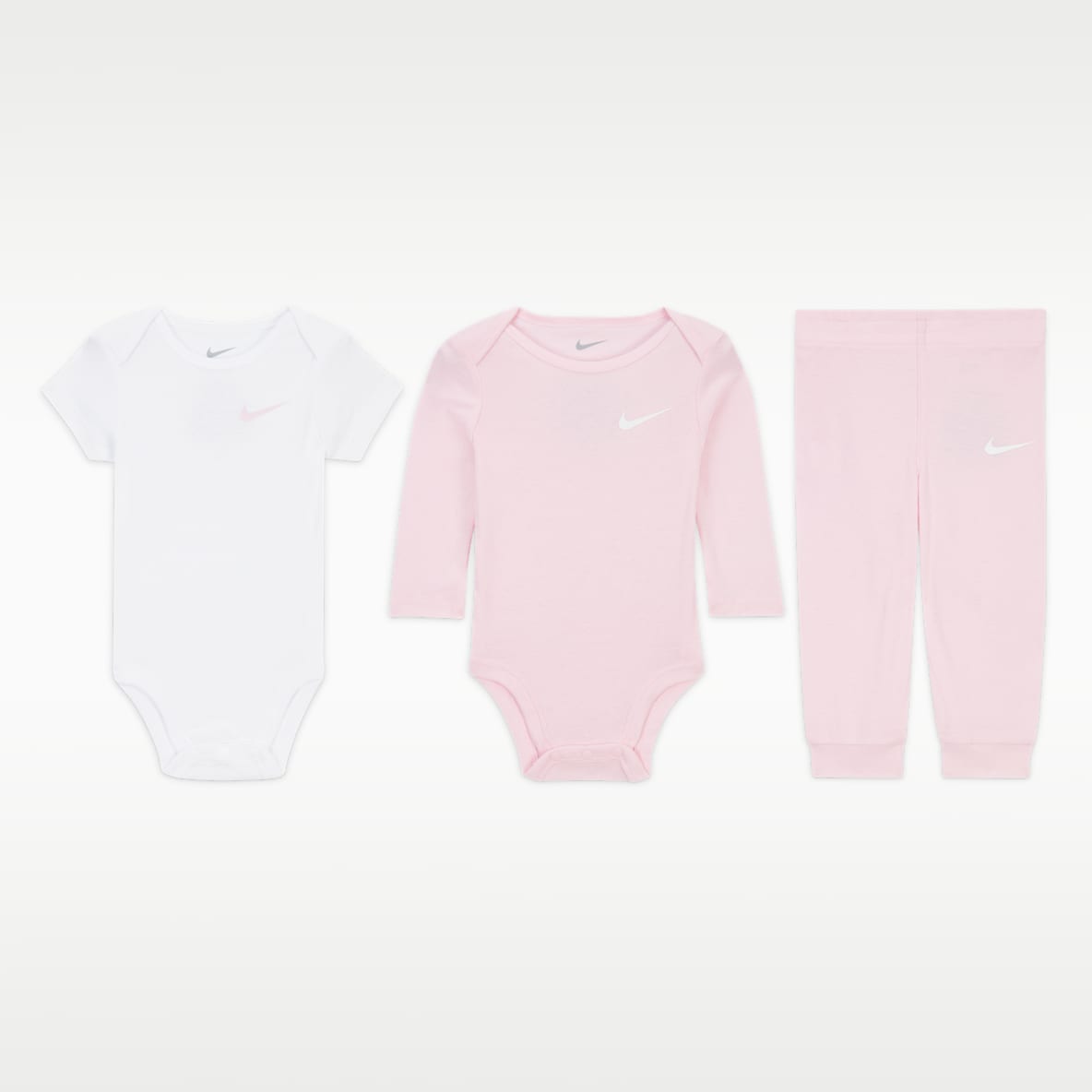 Nike Baby Essentials Baby (0-6M) 3-Piece Bodysuit and Pants Set