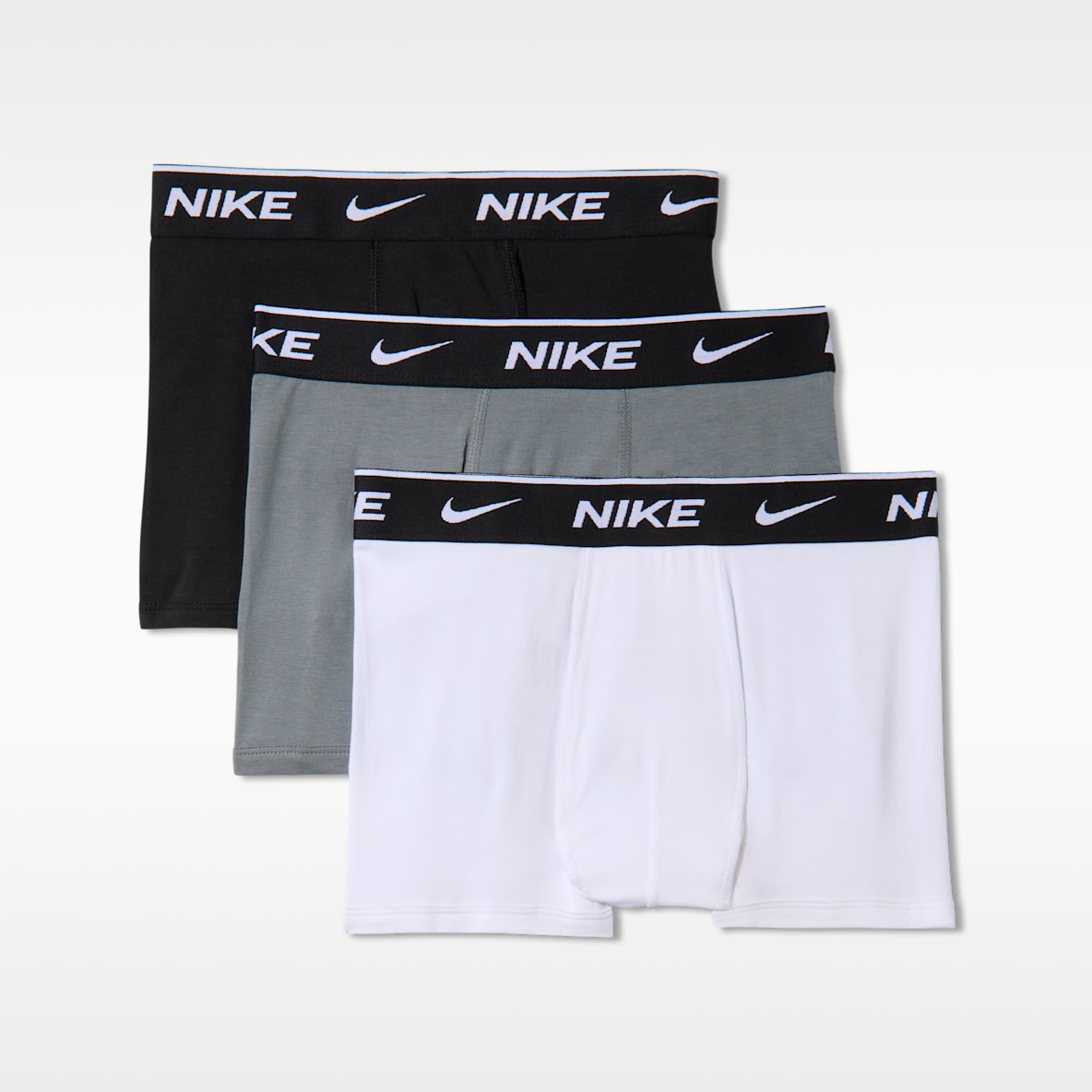 Nike Boxers de algodão Dri-FIT Everyday Solid Júnior (conjunto de 3)