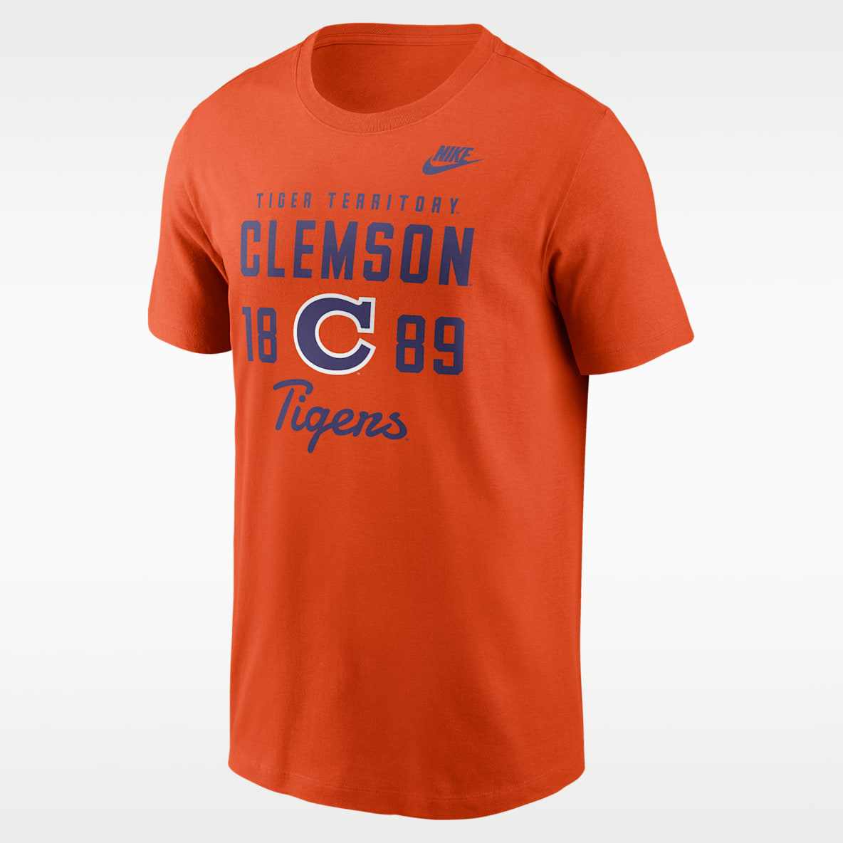 Clemson Legacy Stacked Est Men's Nike College T-Shirt