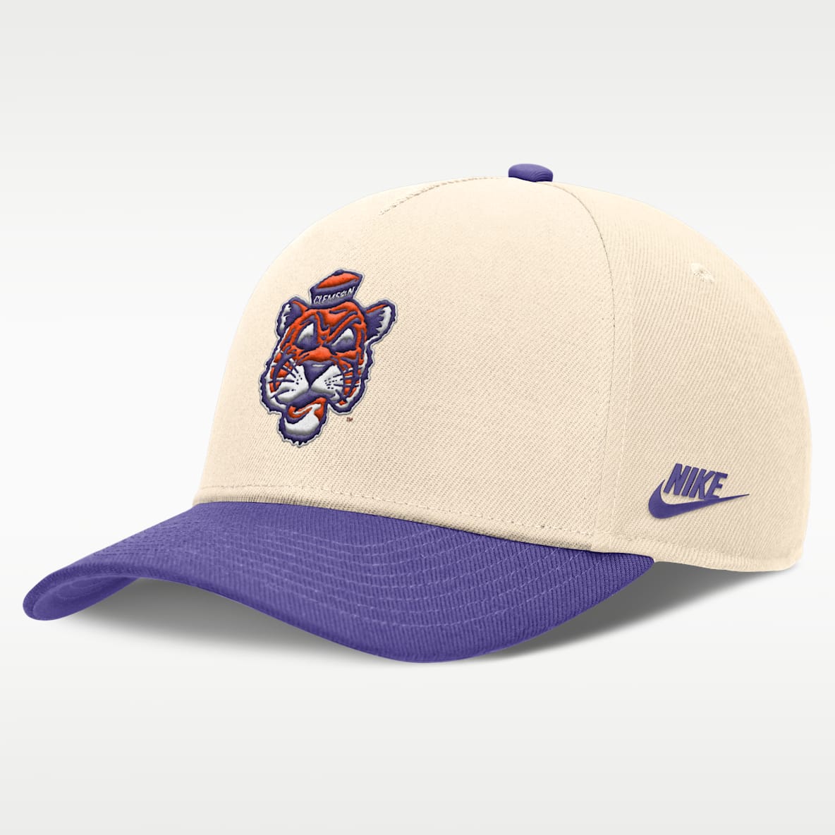 Clemson Primetime Rise Academic Men's Nike Dri-FIT College Adjustable Hat