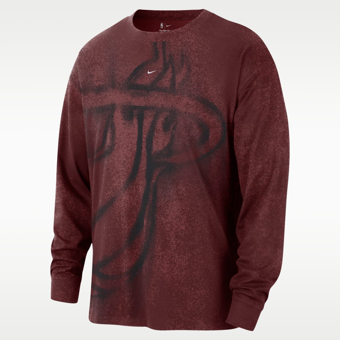Miami Heat Essential Anthem Men's Long-Sleeve Basketball T-Shirt