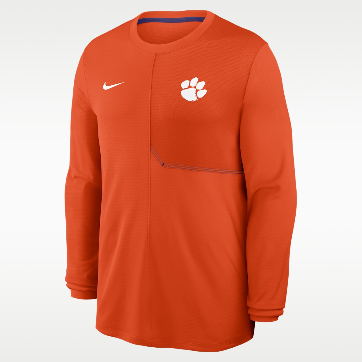 Clemson Sideline Coach Men's Nike Dri-FIT College Long-Sleeve Top