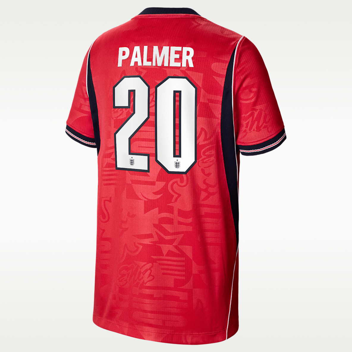 Cole Palmer England National Team 2026 Stadium Away Jersey de fútbol Nike Dri-FIT para niños talla grande