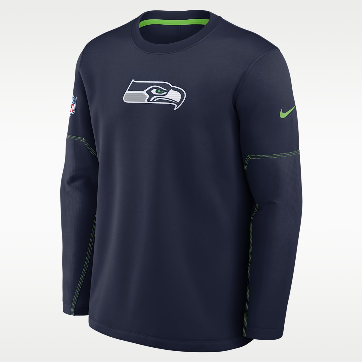 Seattle Seahawks Sideline Coaches Men's Nike Therma-FIT NFL Long-Sleeve T-Shirt