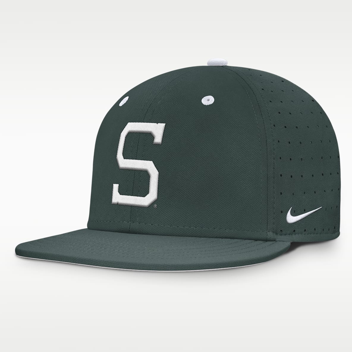 Michigan State Dugout True Men's Nike Dri-FIT College Fitted Hat
