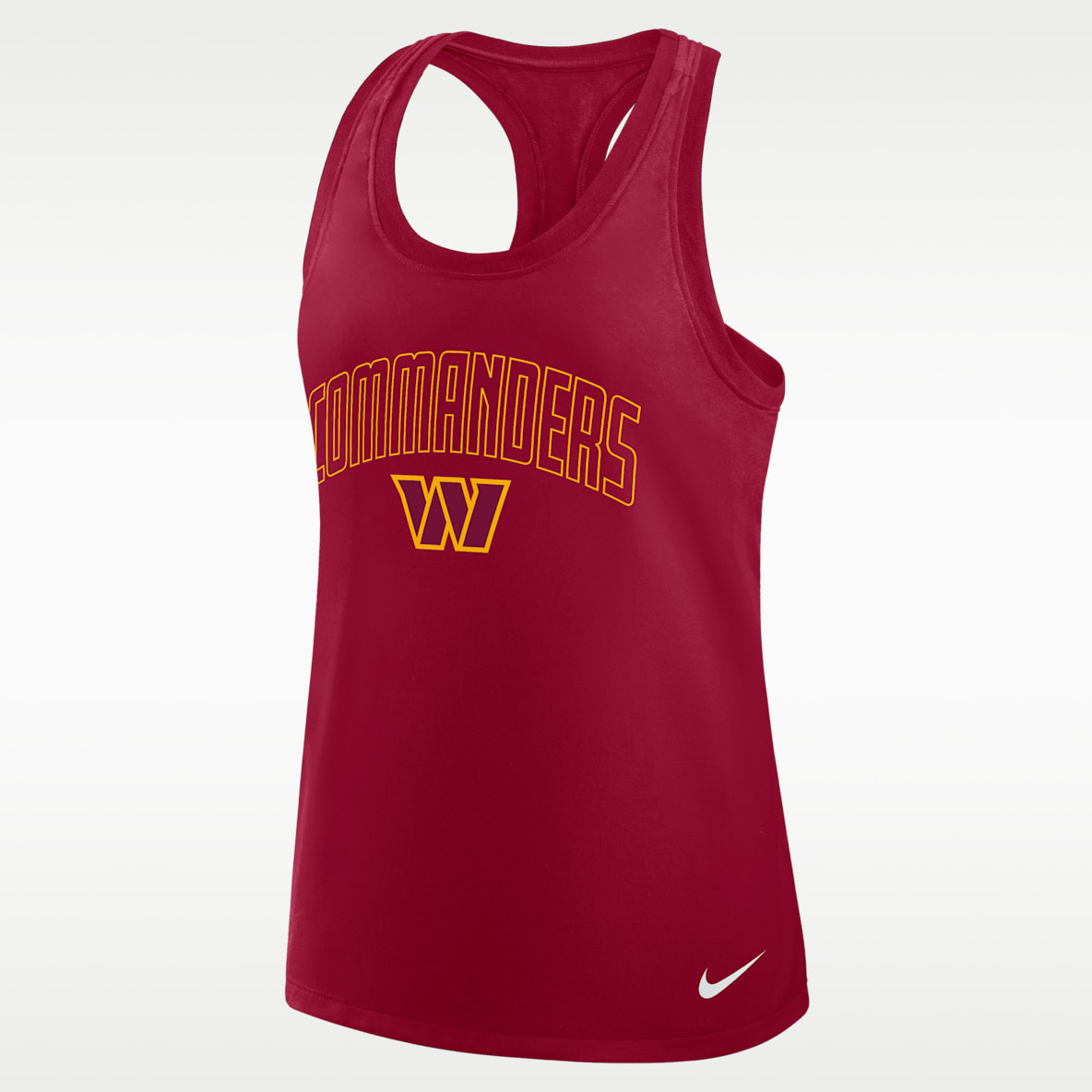 Washington Commanders Primetime Women's Nike Dri-FIT NFL Racerback Tank Top