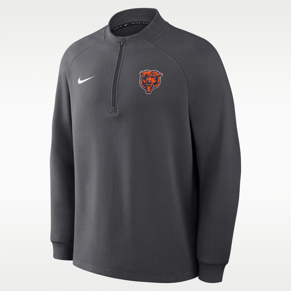 Chicago Bears Par Men's Nike Therma-FIT NFL Half-Zip Pullover