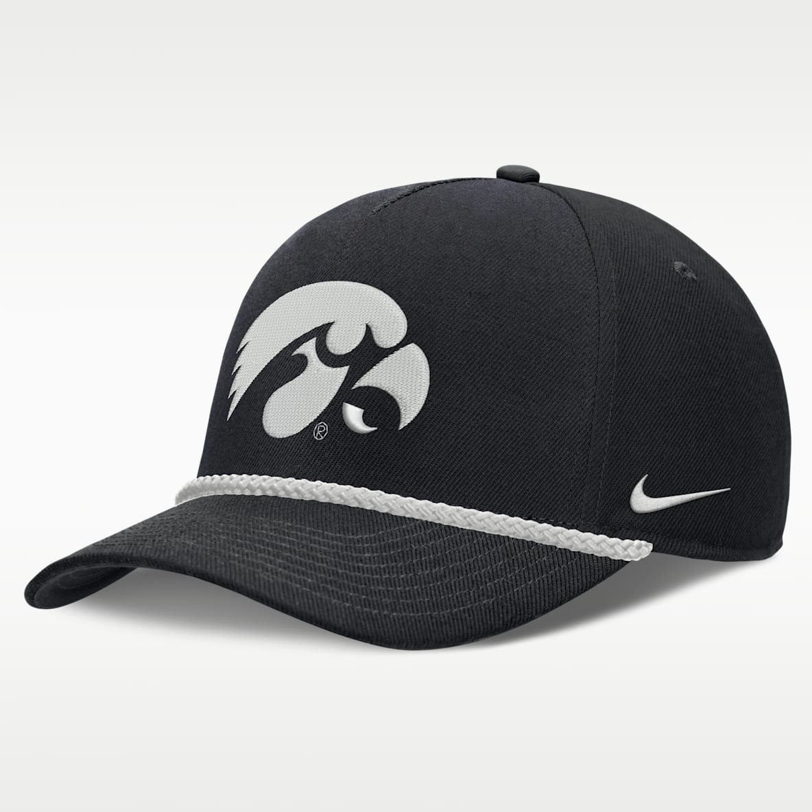 Iowa Sideline Rope Rise Men's Nike College Adjustable Hat