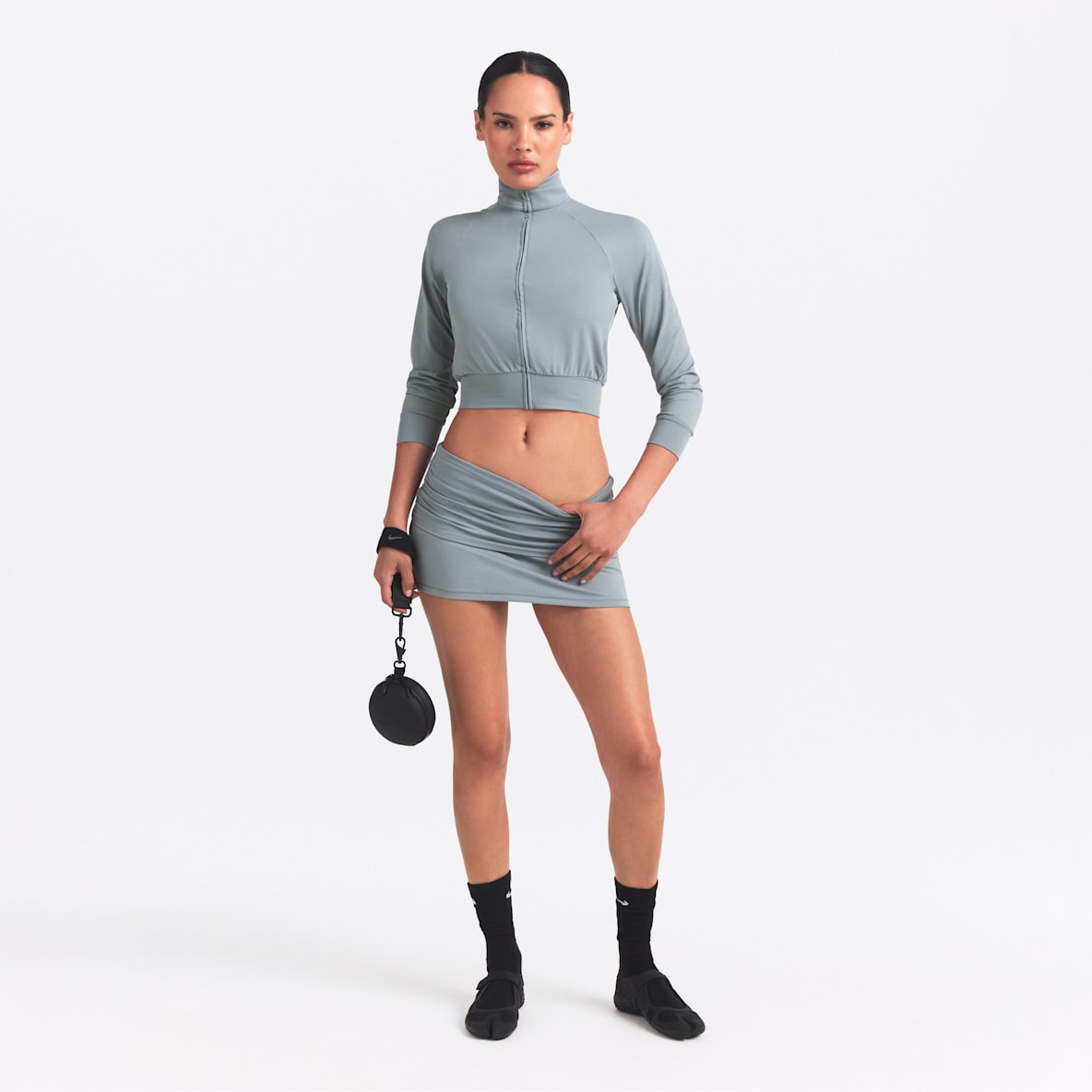 NikeSKIMS Airy Women's Fold-Over Waistband Skort