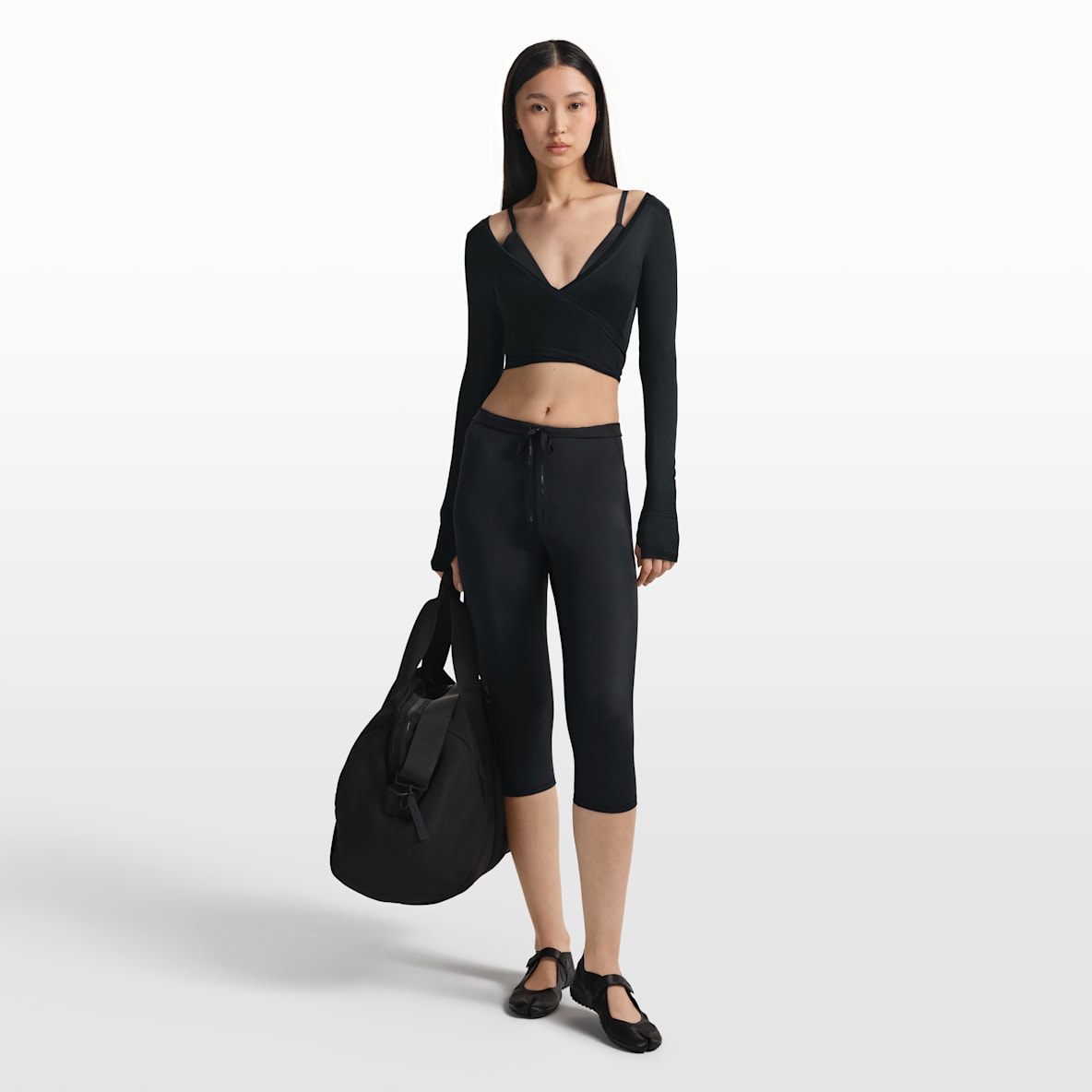 NikeSKIMS Shine Women's High-Waisted 17" Leggings with Drawcord