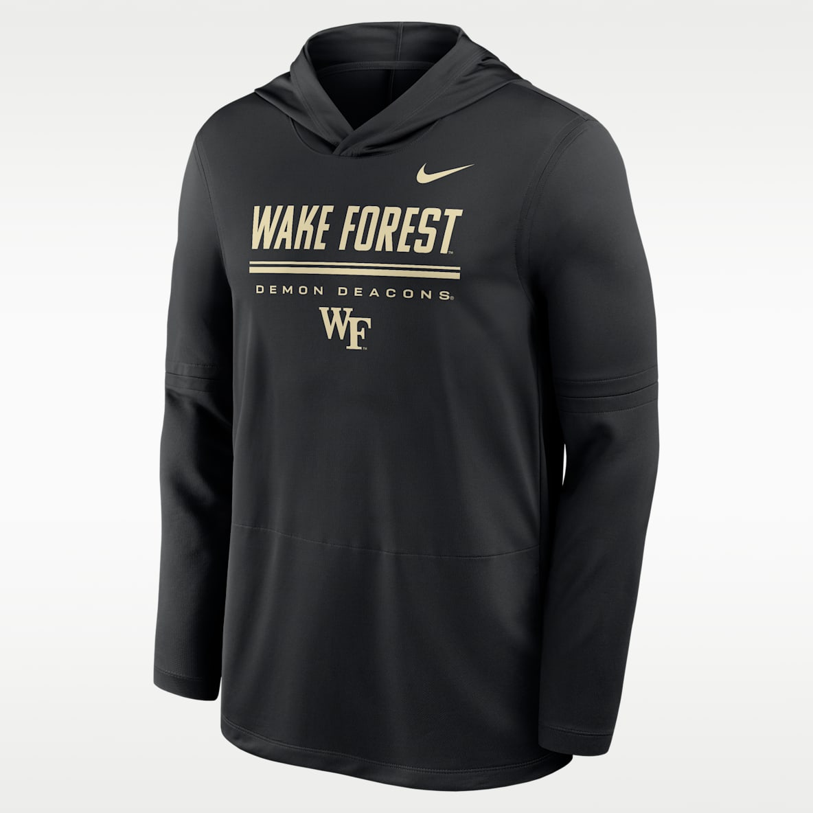 Nike College (Wake Forest) Sudadera con gorro Dri-FIT ligera para hombre
