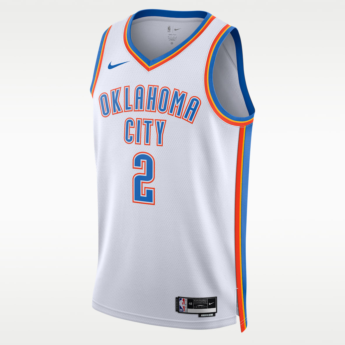 Shai Gilgeous-Alexander Oklahoma City Thunder 2022/23 Association Edition Jersey Nike Dri-FIT de la NBA Swingman para hombre