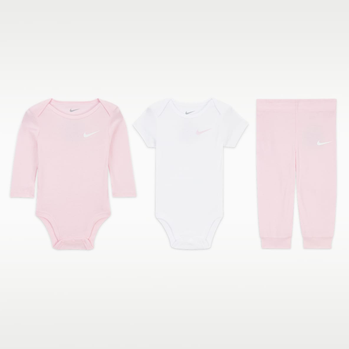 Nike Baby Essentials Baby (0-6M) 3-Piece Bodysuit and Pants Set