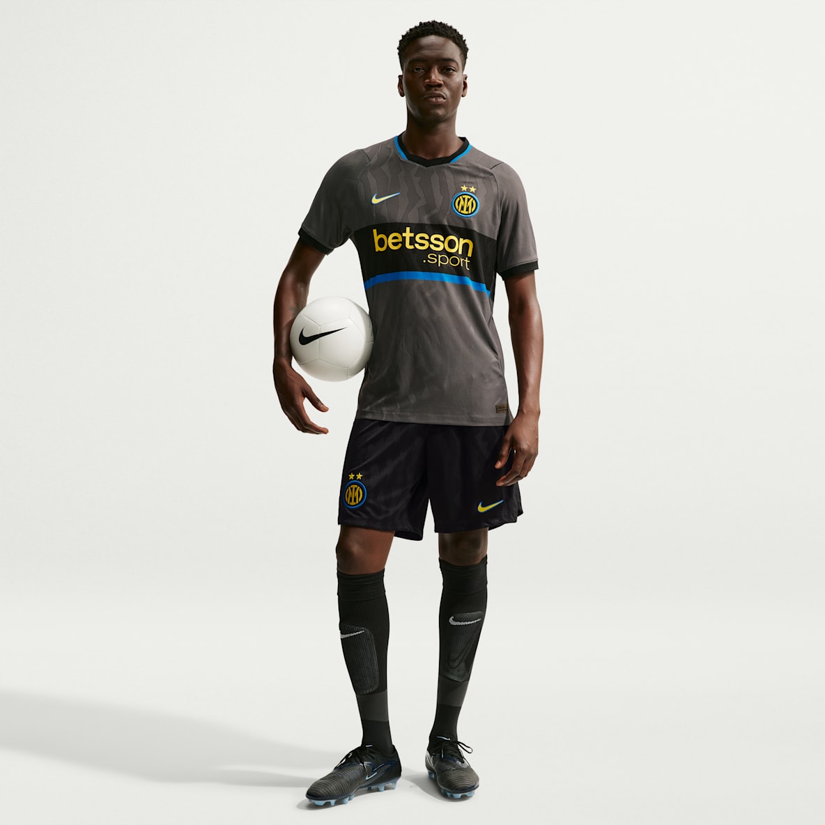 Tercera equipación Stadium Inter de Milán 2026/27 Pantalón corto de fútbol Replica Nike Dri-FIT - Hombre