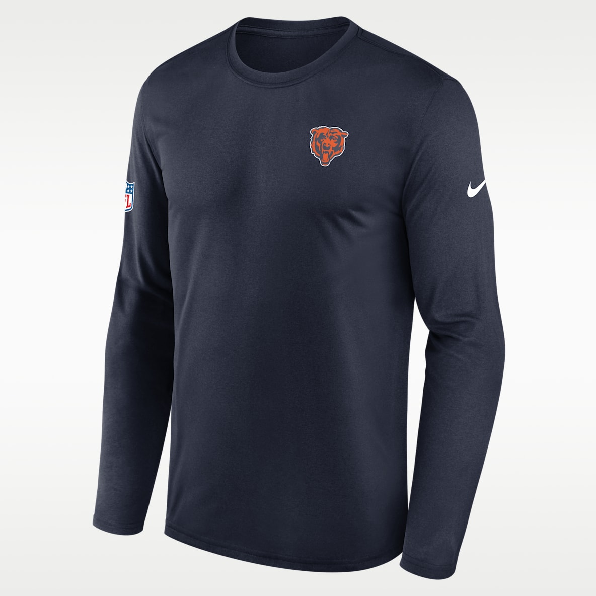 Chicago Bears Legend Small Logo Men's Nike Dri-FIT NFL Long-Sleeve T-Shirt