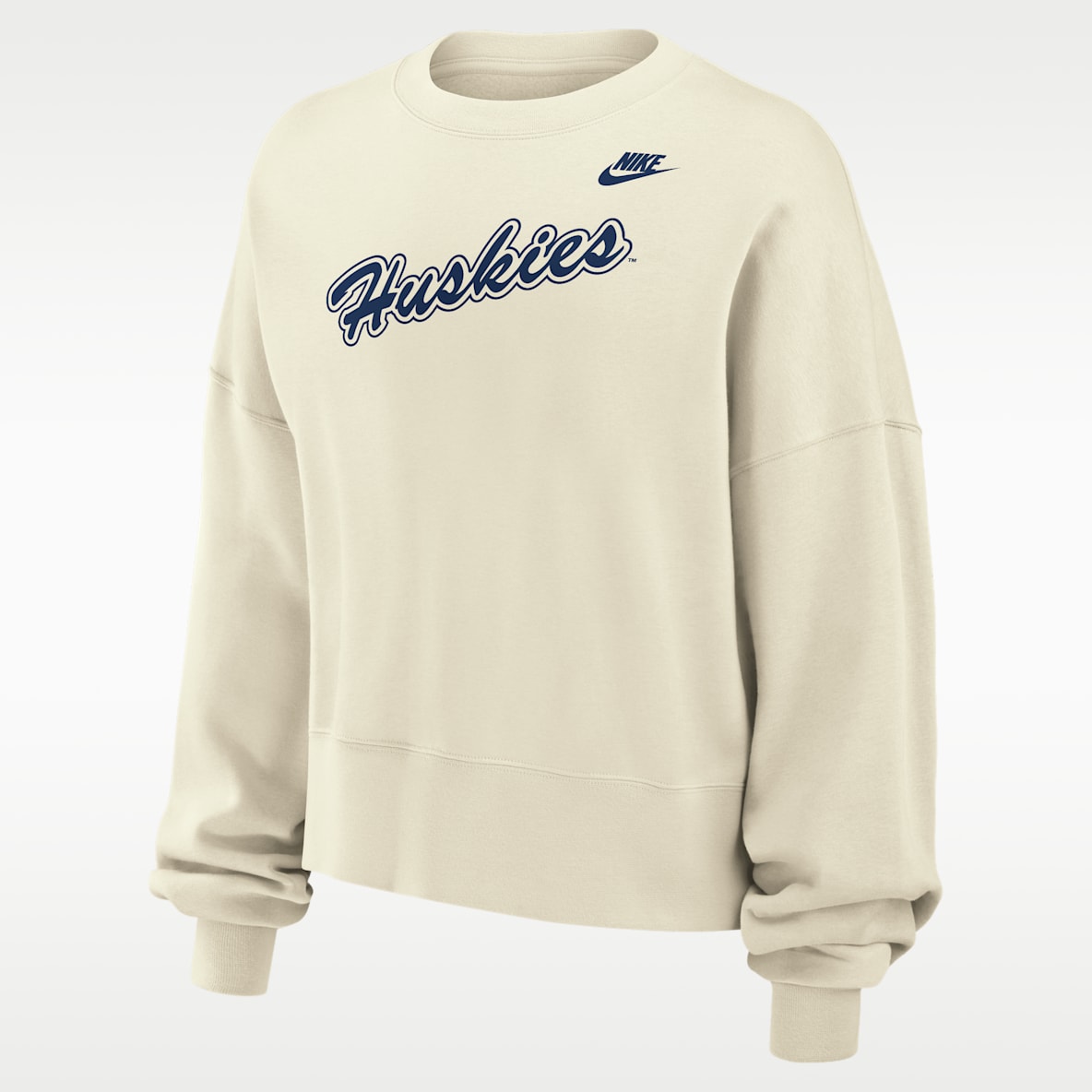 Connecticut Huskies Phoenix Fleece Women's Nike Football Crew-Neck Sweatshirt