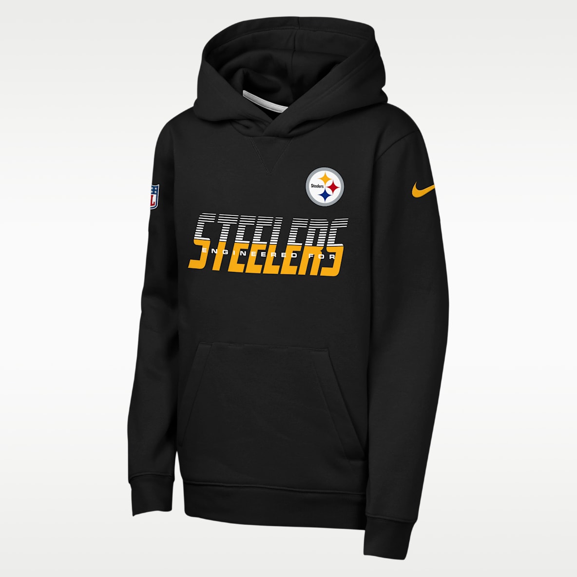 Pittsburgh Steelers Sideline Big Kids' Nike NFL Pullover Hoodie