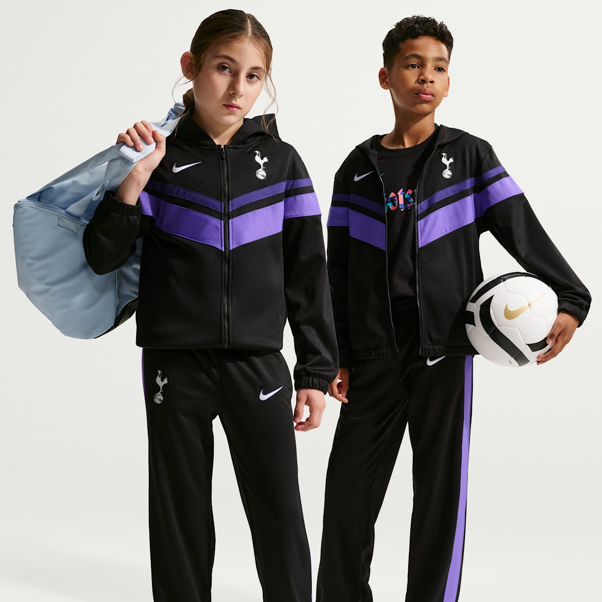 Tottenham Hotspur Third Older Kids' Nike Dri-FIT Football Hooded Tracksuit