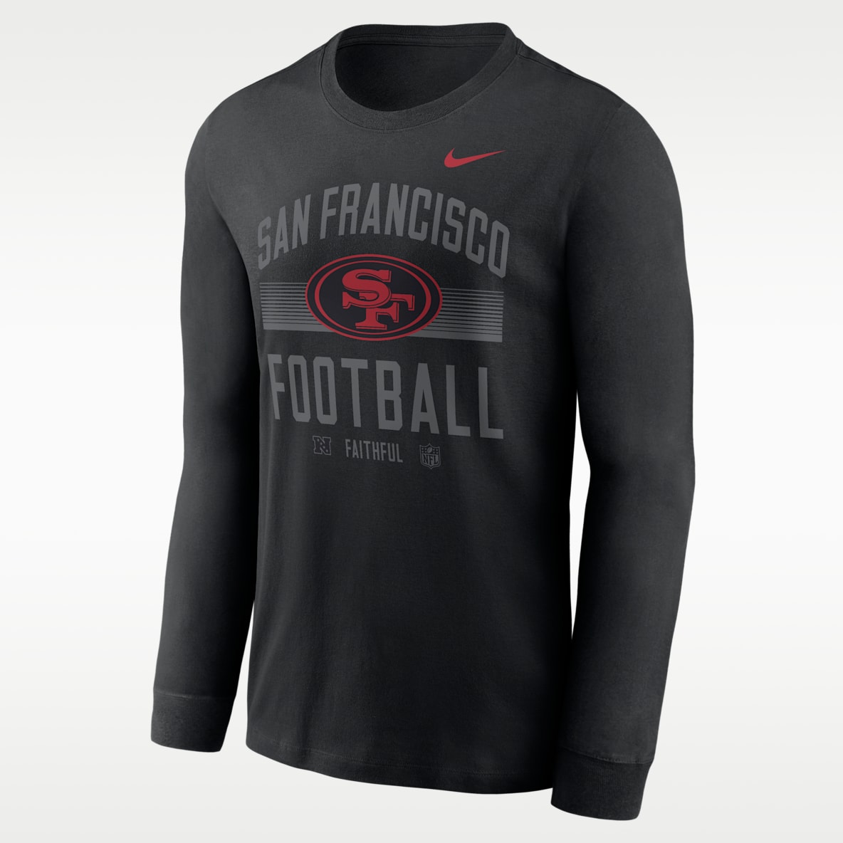 San Francisco 49ers Essential Men's Nike Dri-FIT NFL Long-Sleeve T-Shirt