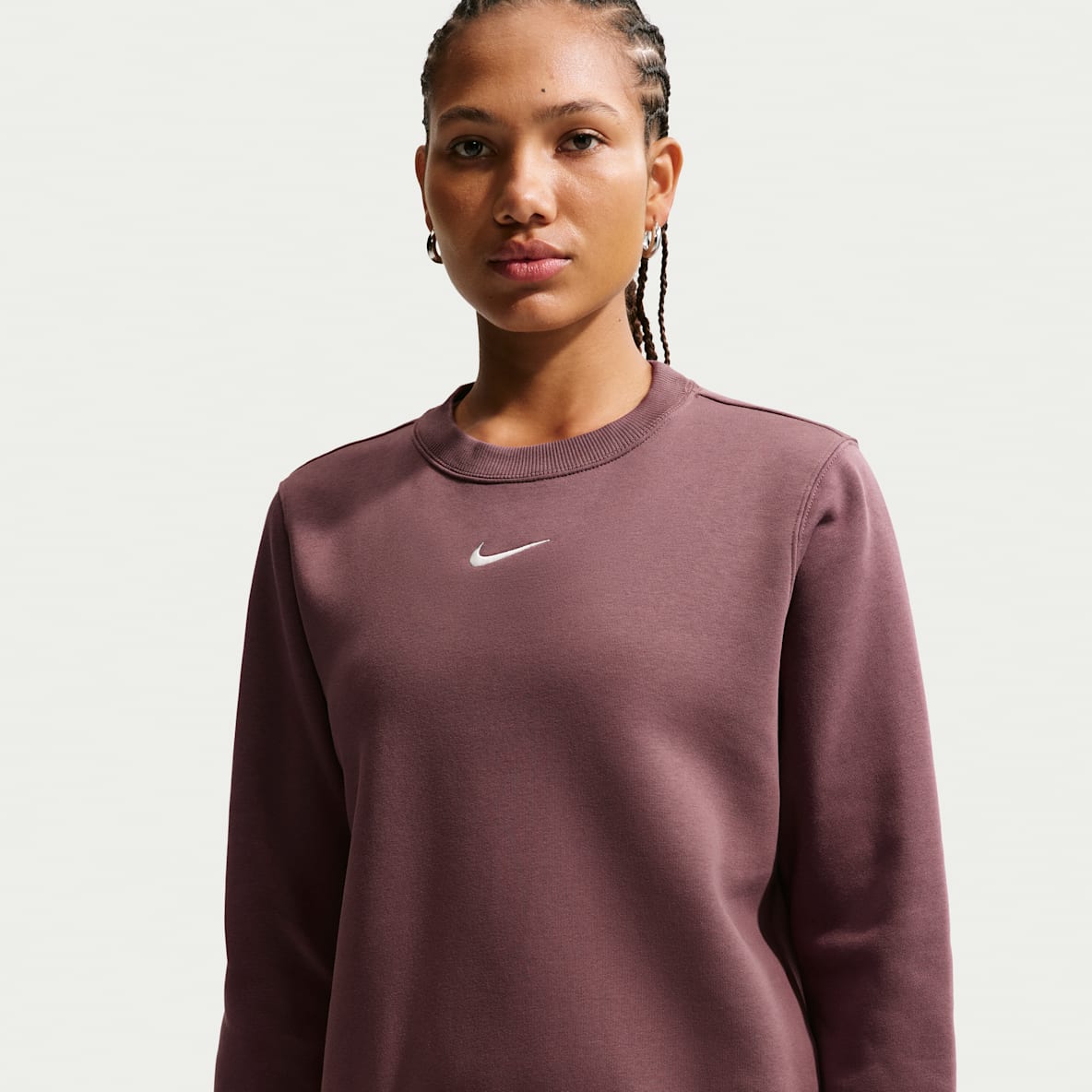 Nike Sportswear Phoenix Fleece Sweatshirt med rund hals til dame