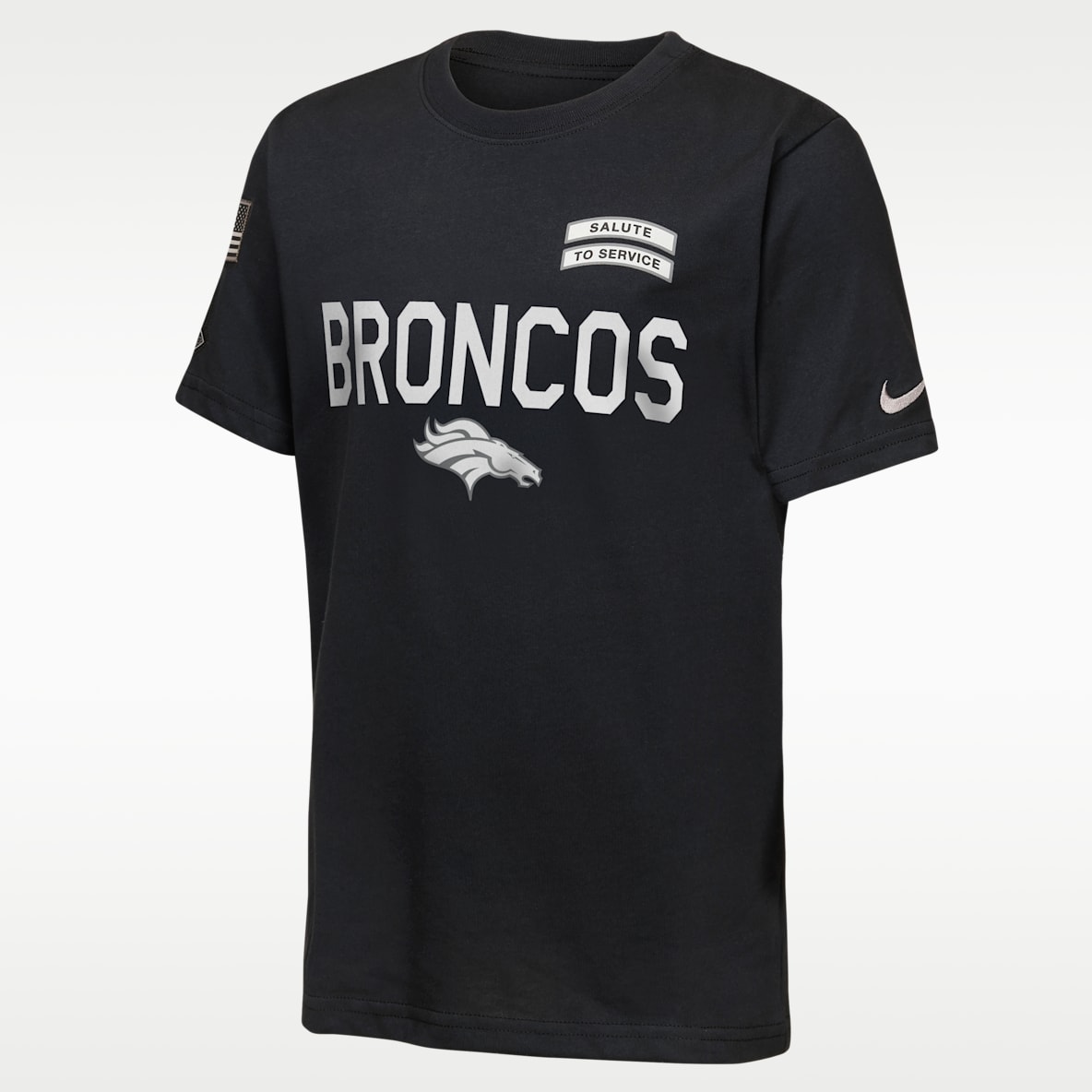 Denver Broncos Salute to Service Sideline Big Kids' Nike Dri-FIT NFL T-Shirt
