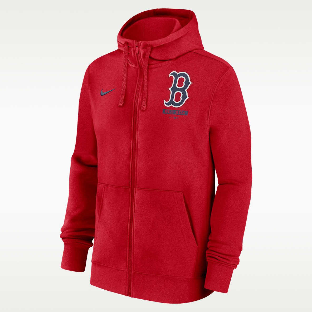 Boston Red Sox Lockup Men's Nike MLB Full-Zip Hoodie