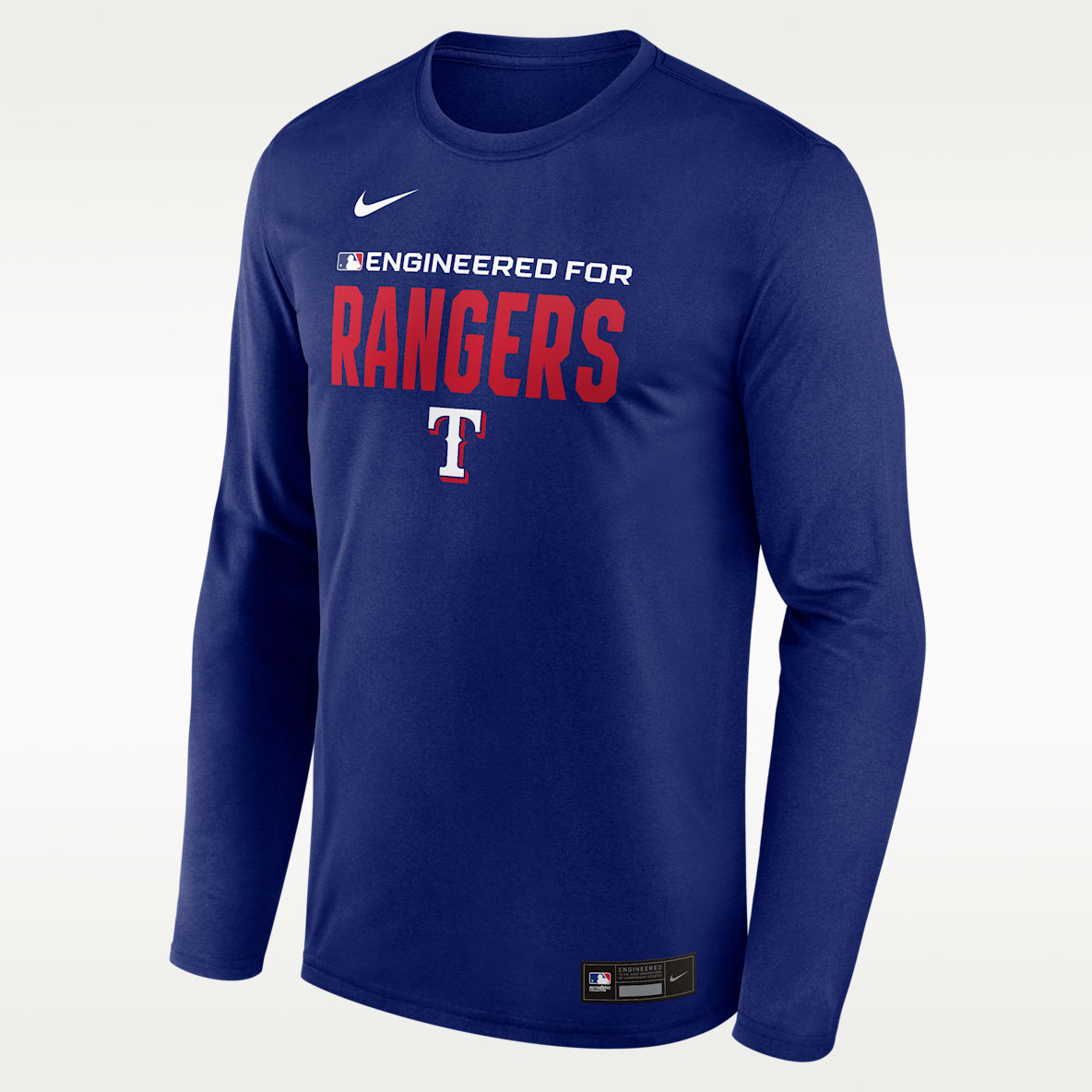 Texas Rangers Authentic Collection Team Issue Men's Nike Dri-FIT MLB Long-Sleeve T-Shirt