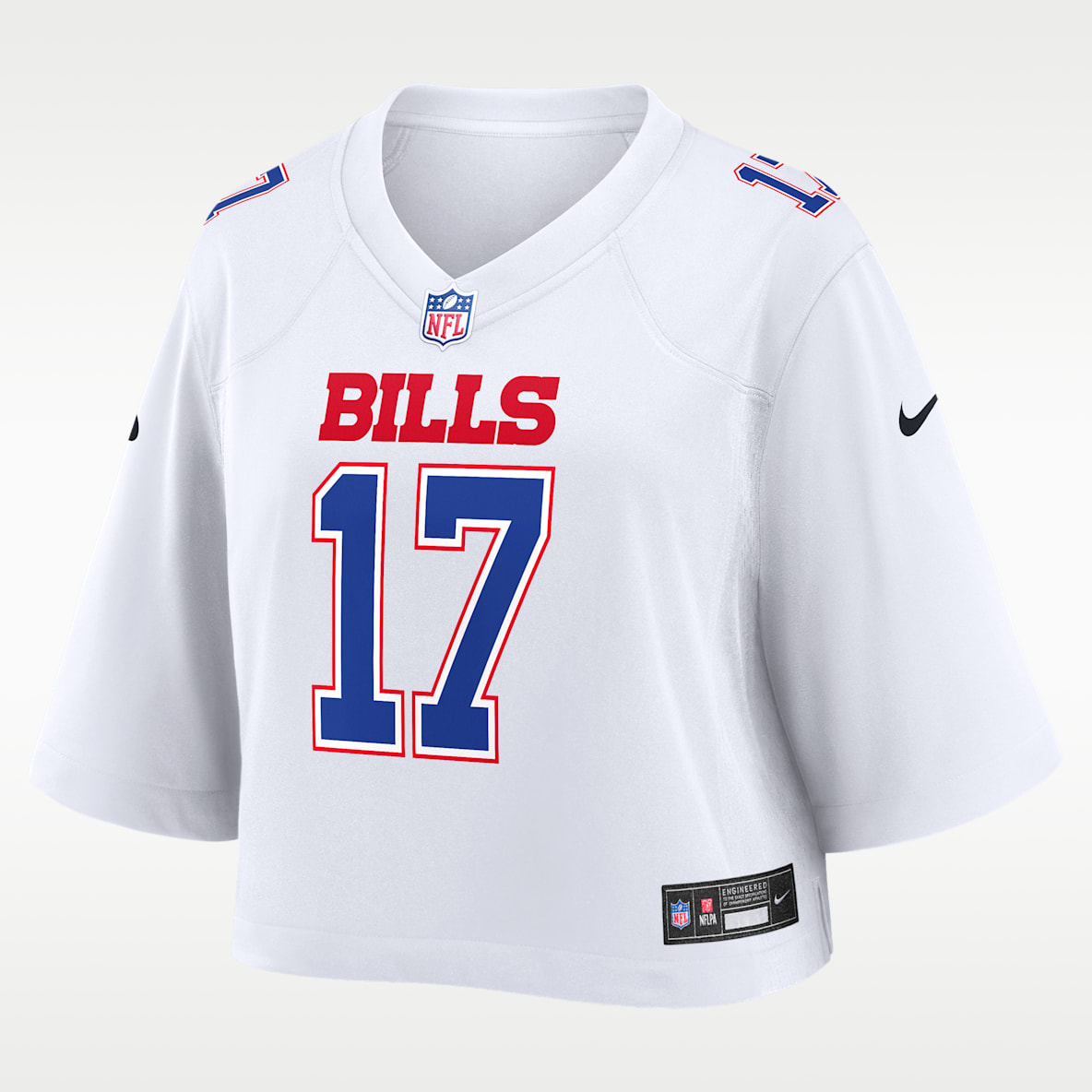 Josh Allen Buffalo Bills Women's Nike NFL Cropped Tundra Game Jersey