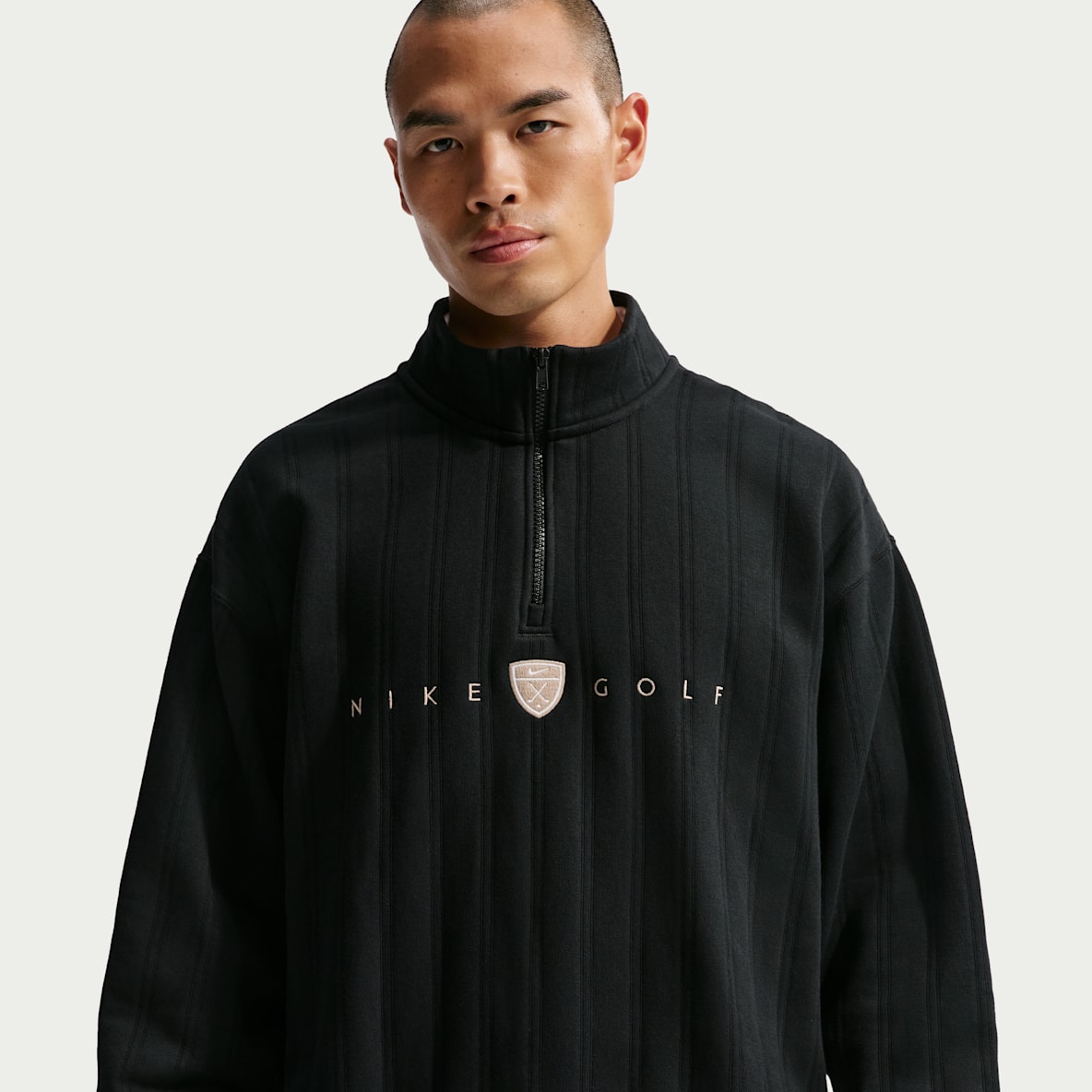 나이키 페어웨이 프레쉬 남성 써마 핏 오버사이즈 하프집 골프 탑