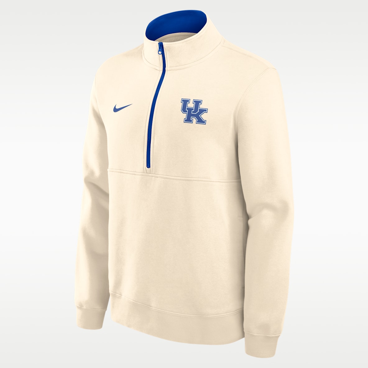 Kentucky Primetime Primary Logo Men's Nike College 1/2-Zip Crew