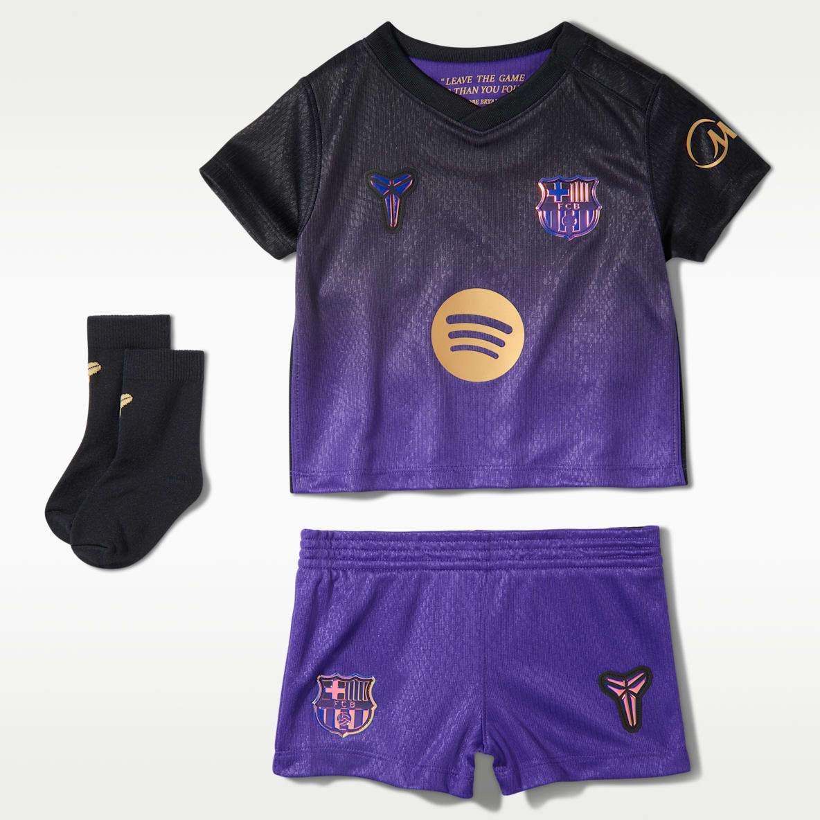 F.C. Barcelona 2026/27 Stadium Away Baby/Toddler Kobe Football Replica 3-Piece Kit