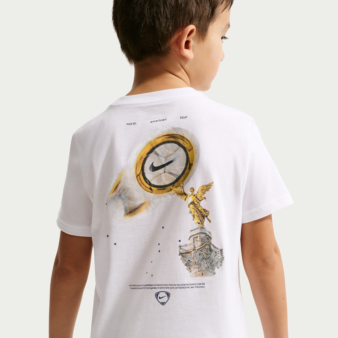 나이키 리틀키즈 축구 월드 투어 그래픽 티셔츠