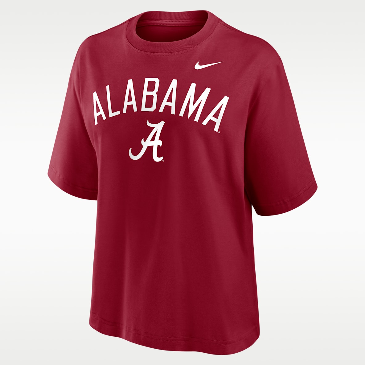 Alabama Arch Over Logo Boxy Women's Nike College T-Shirt