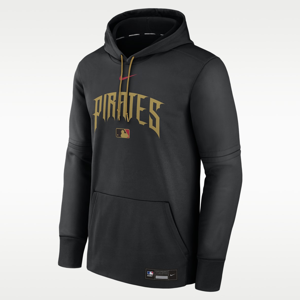 Pittsburgh Pirates Authentic Collection City Connect Men's Nike Therma MLB Pullover Hoodie