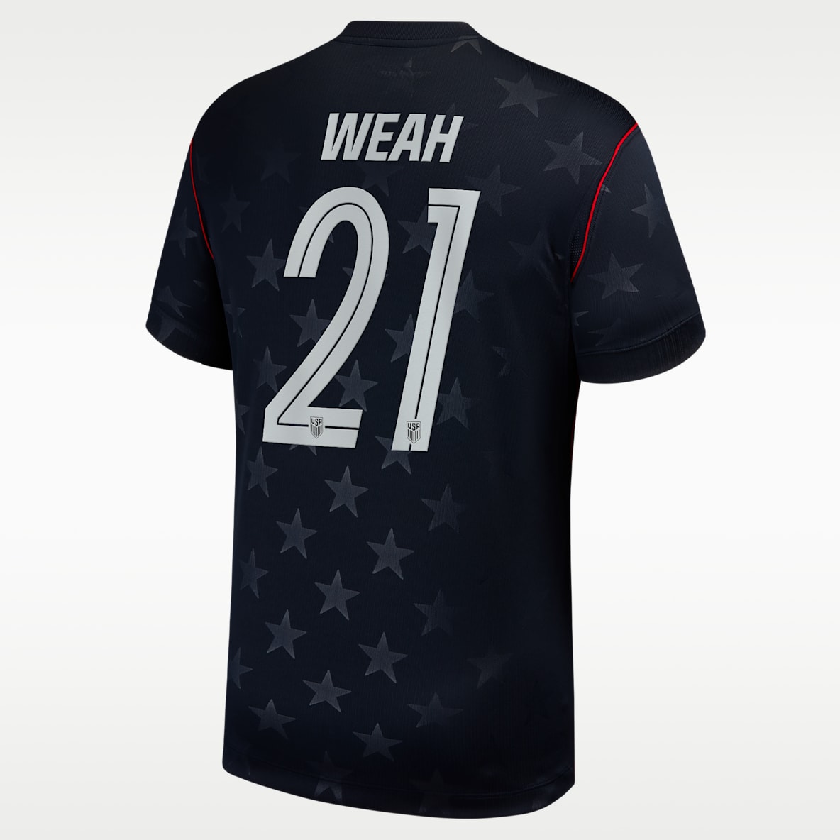 Timothy Weah USMNT 2026 Stadium Away Men's Nike Dri-FIT Soccer Jersey