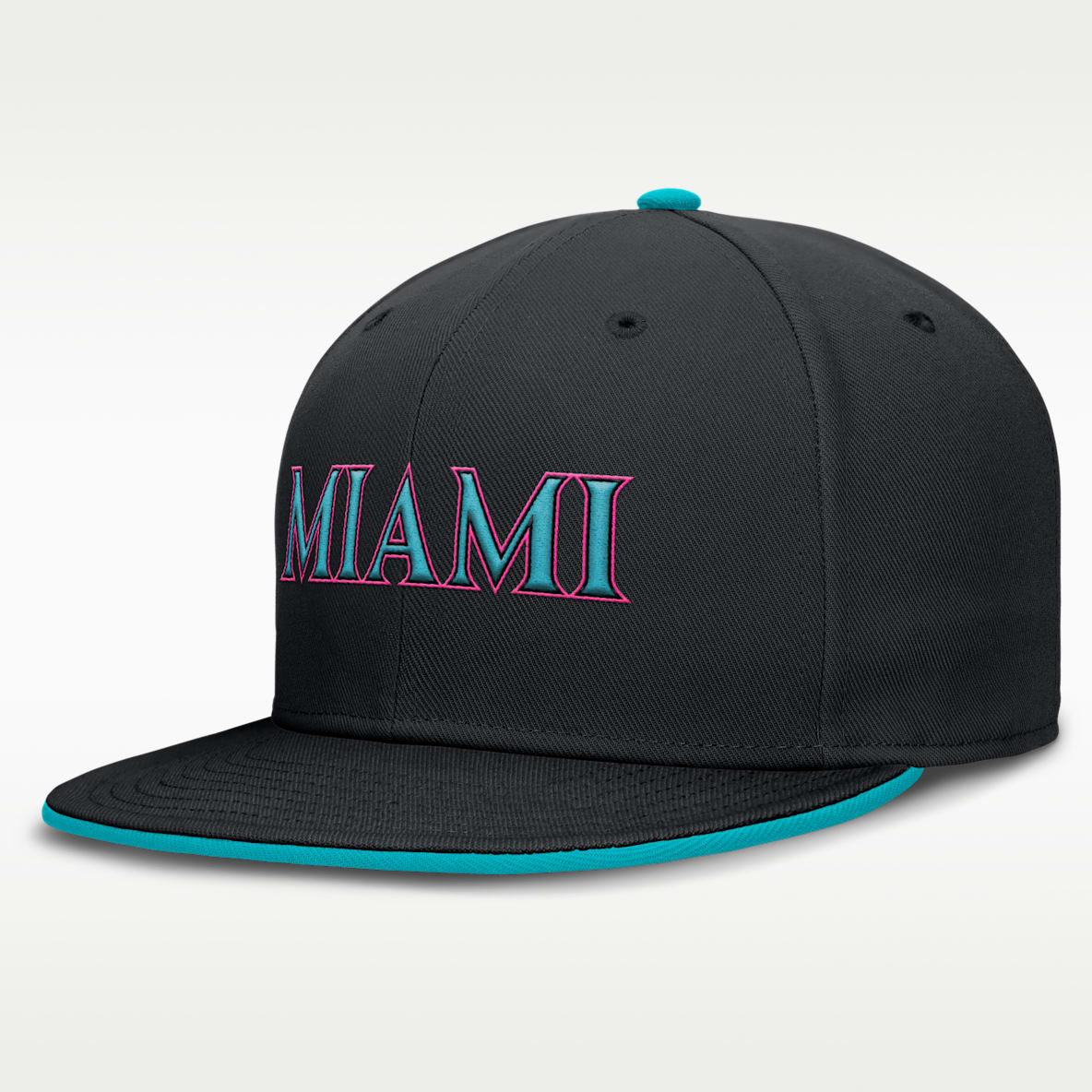 Miami Marlins City Connect True Gorra Nike Dri-FIT de la MLB ajustada para hombre