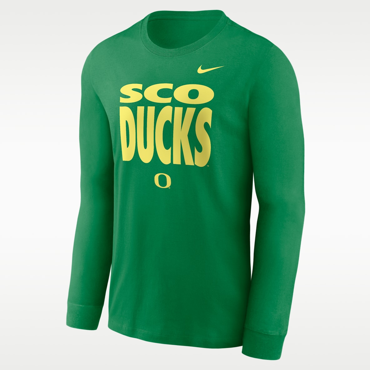 Oregon Sideline Slogan Men's Nike Dri-FIT College Long-Sleeve T-Shirt