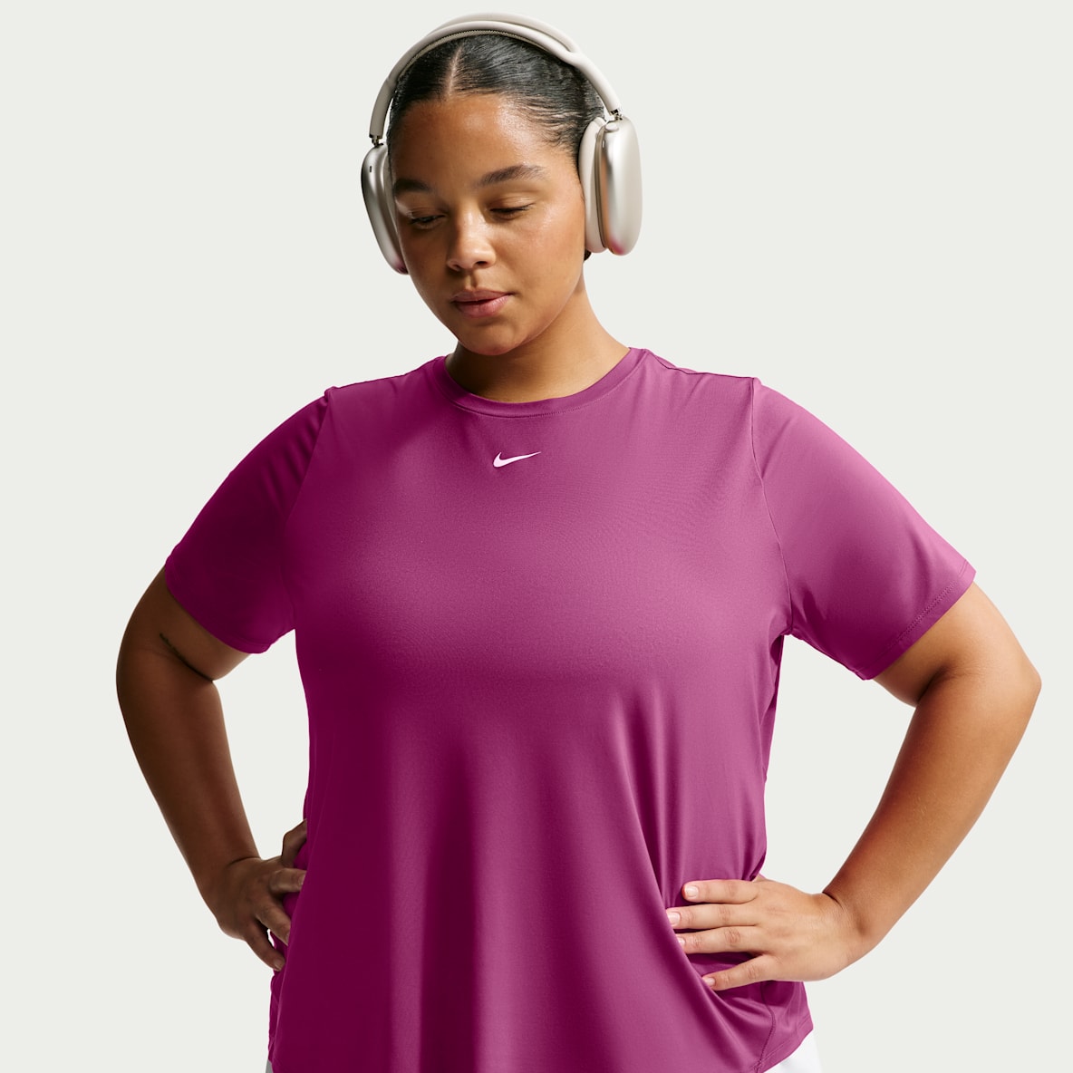 Nike One Classic Women's Dri-FIT Short-Sleeve Top (Plus Size)