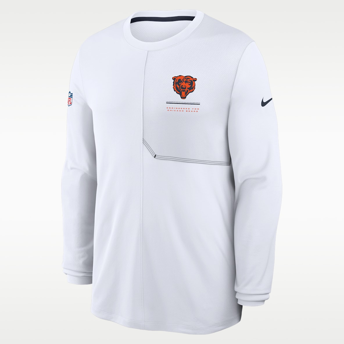 Chicago Bears Sideline Coach Men's Nike Dri-FIT NFL Long-Sleeve Top