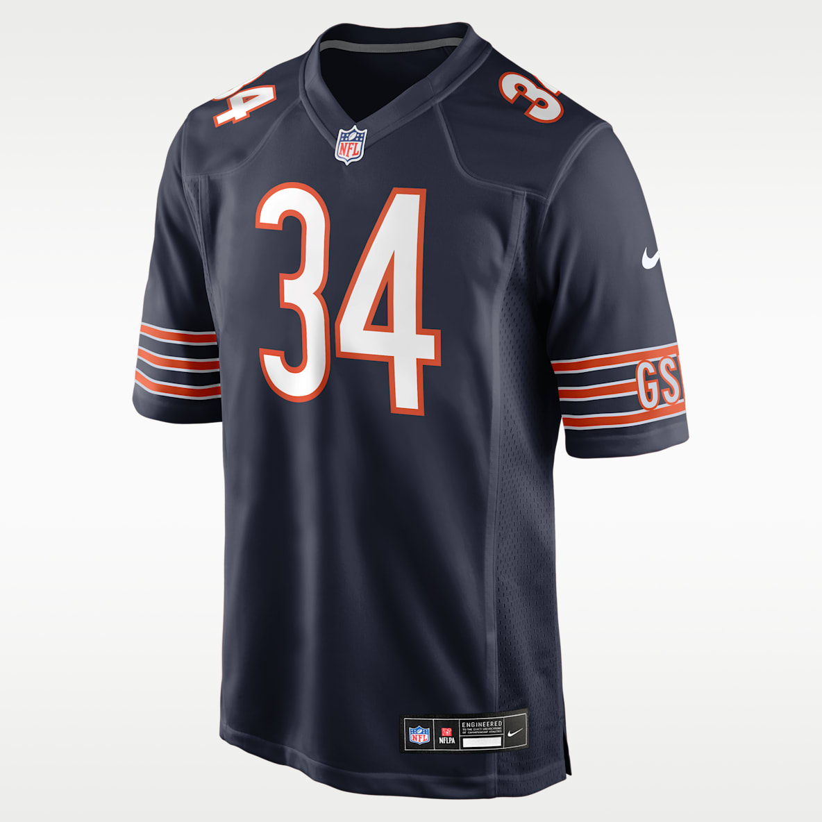 Walter Payton Chicago Bears Retired Men's Nike NFL Game Jersey