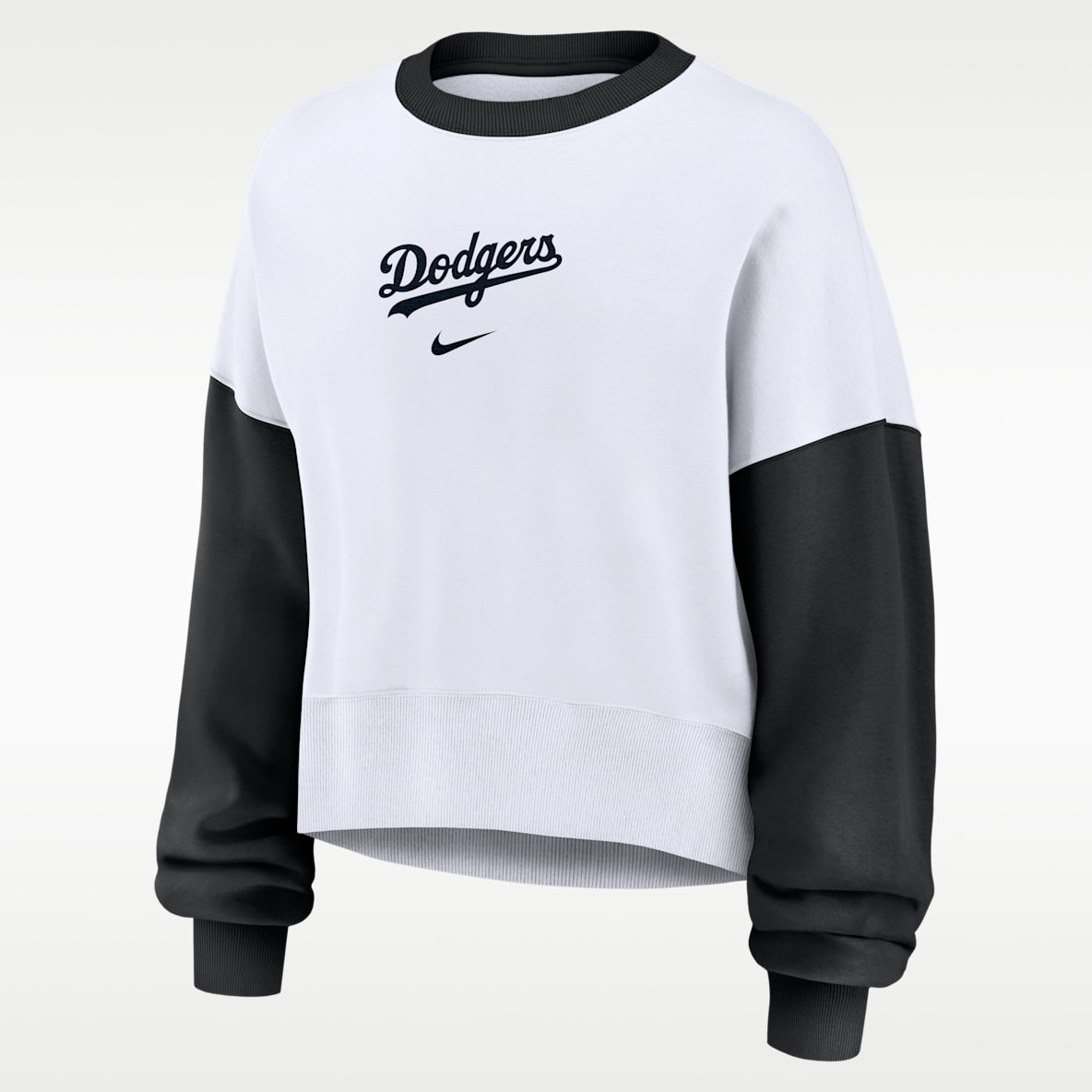 Los Angeles Dodgers Sudadera de cuello redondo Nike de la MLB para mujer