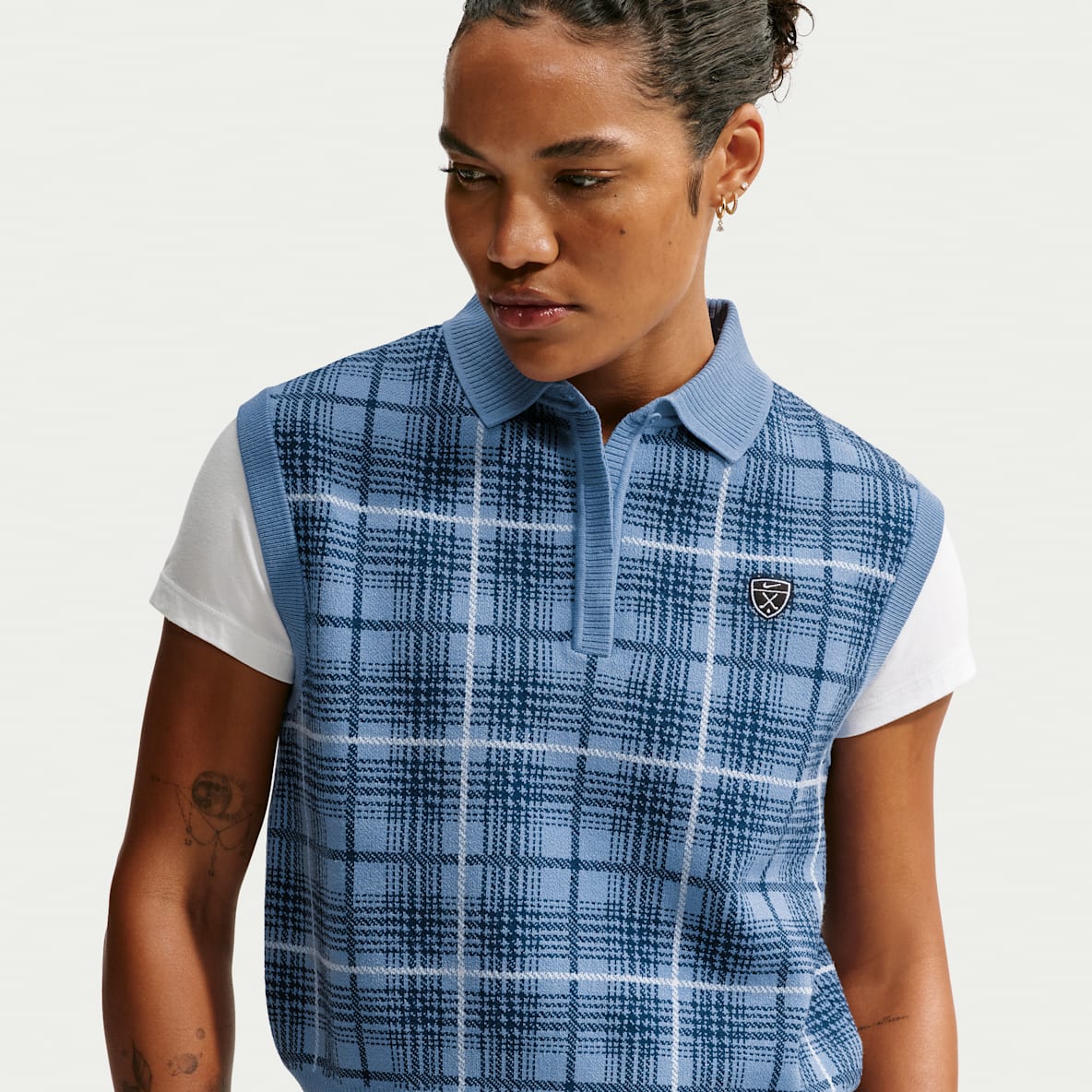 Nike Fairway Fresh Women's Plaid Golf Sweater Vest