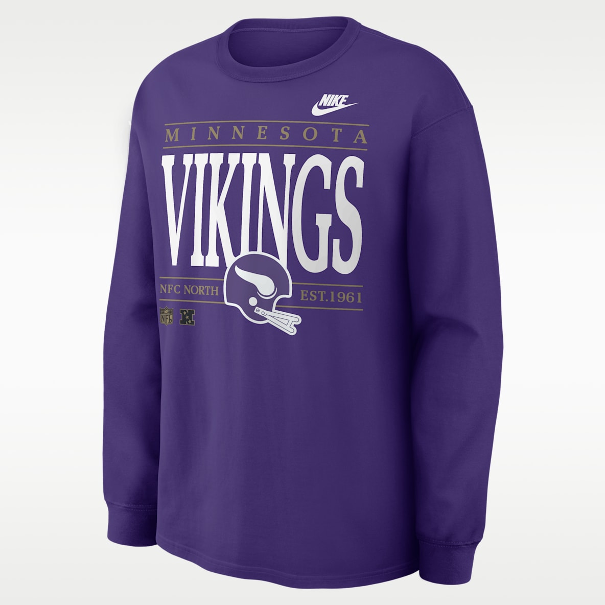 Minnesota Vikings Rewind Max90 Men's Nike NFL Long-Sleeve T-Shirt