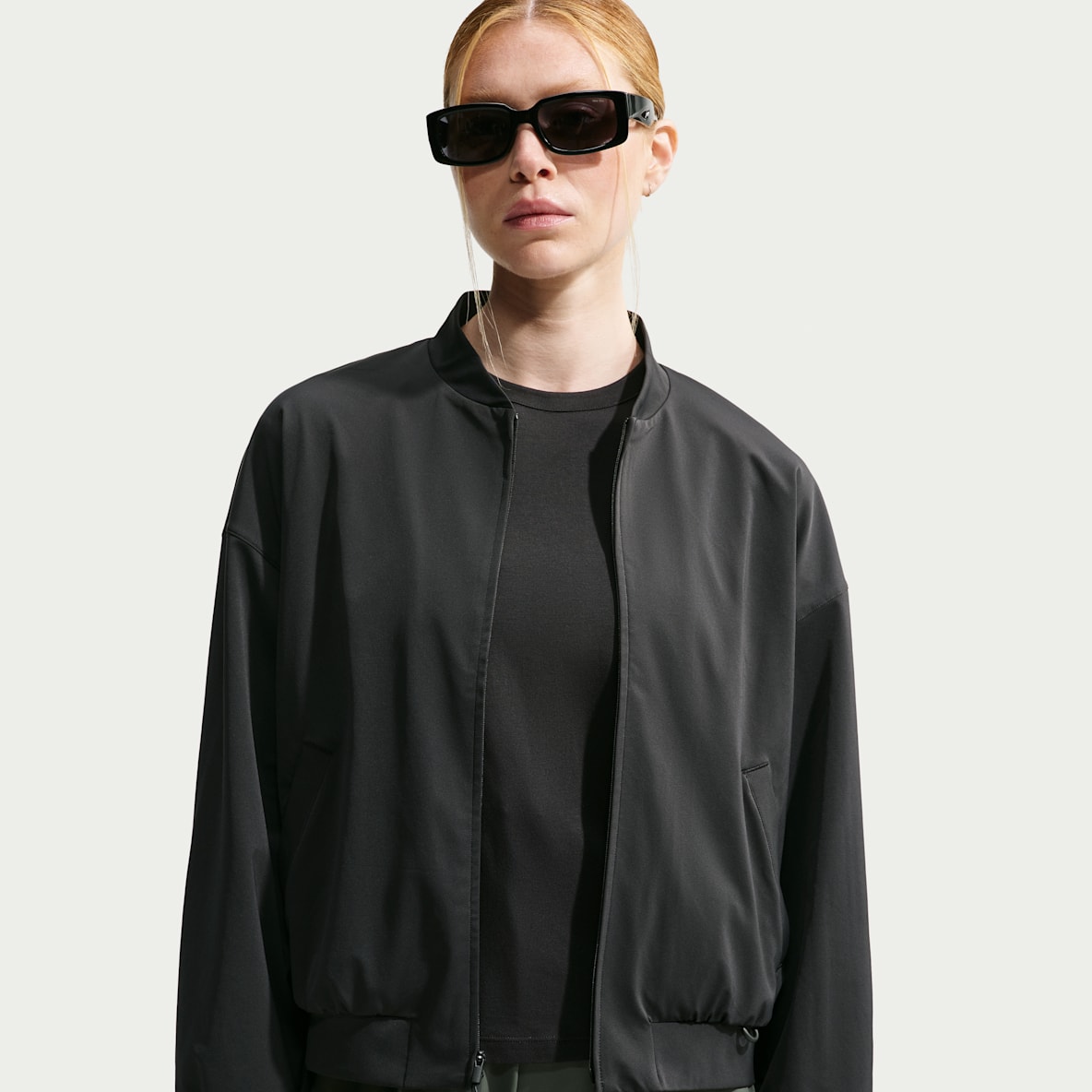 Nike 24.7 PerfectStretch Women's Dri-FIT UV Protection Oversized Bomber Jacket